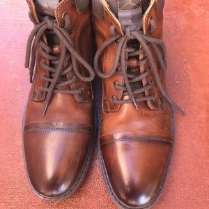 Aldo Brown Leather Boots